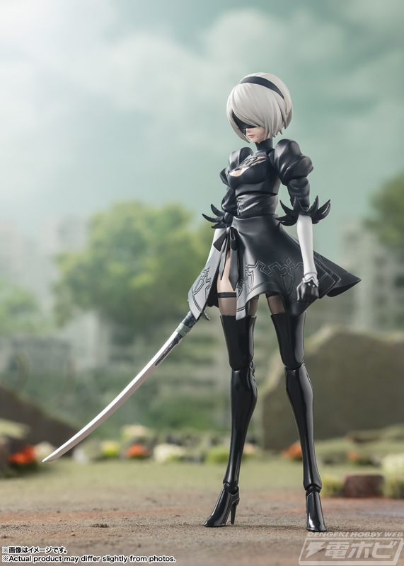 スカートは軟質パーツで躍動感溢れる動きが可能！『NieR:Automata Ver1