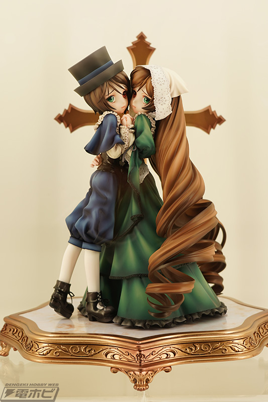 ローゼンメイデン』寄り添う翠星石＆蒼星石のフィギュア彩色見本が初