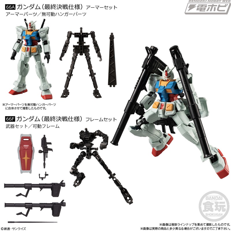 ハイスペック食玩可動フィギュア「機動戦士ガンダム GフレームFA」に