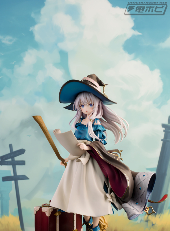 魔女の旅々』原作本書影イラストの衣装を身にまとったイレイナの