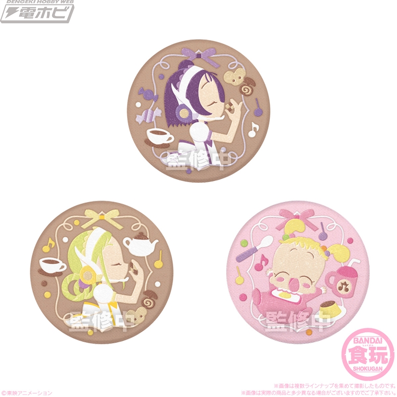 おジャ魔女どれみ』の刺繍缶バッジ付きビスケットが登場！キュートな