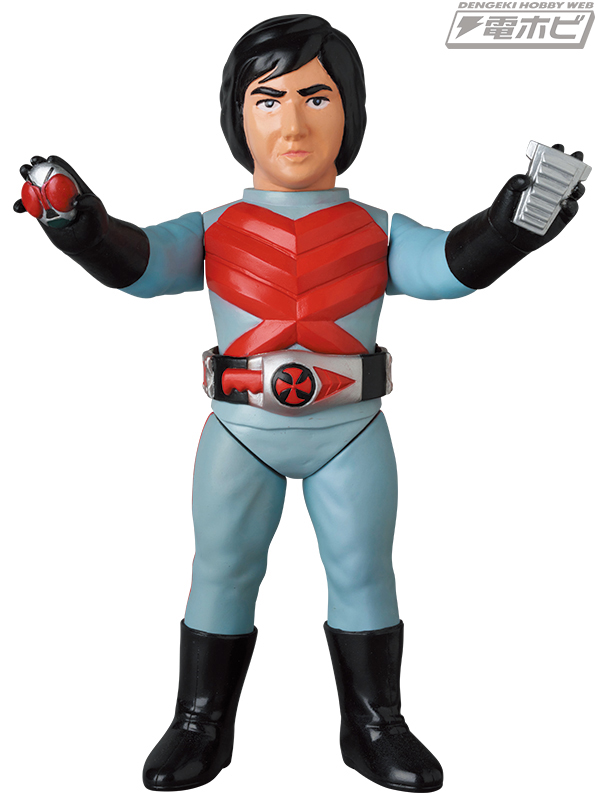 東映レトロソフビコレクションに「仮面ライダーX」がセタップポーズで