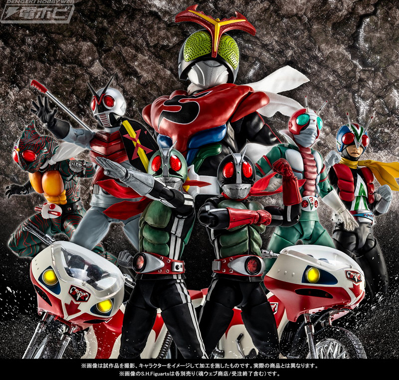 S.H.Figuarts（真骨彫製法）」仮面ライダー新1号＆新2号が〝栄光の昭和