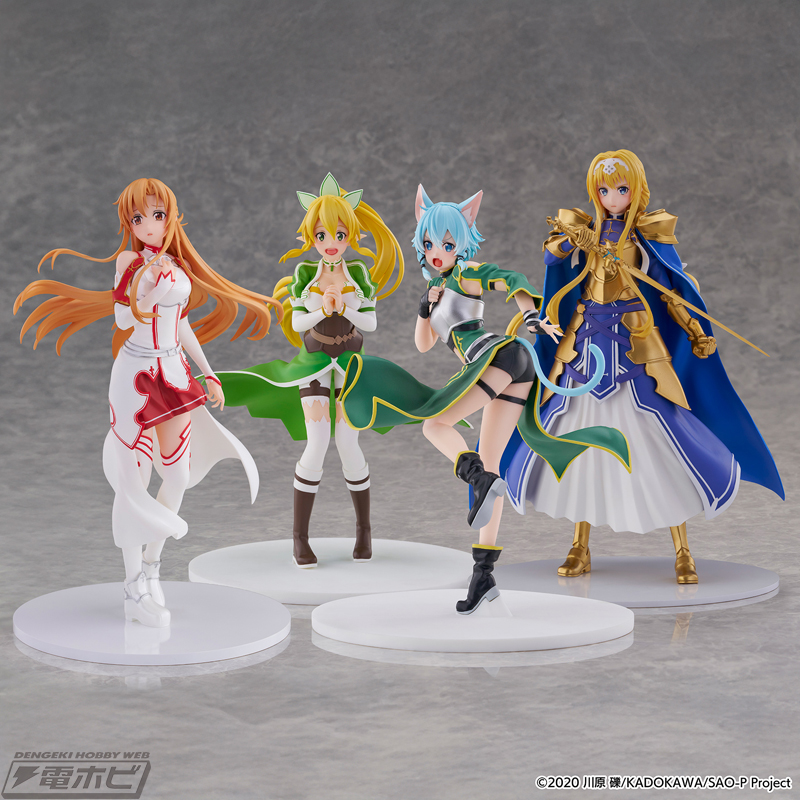 ソードアート・オンライン』アスナ、リーファ、シノン、アリスがCyberZ