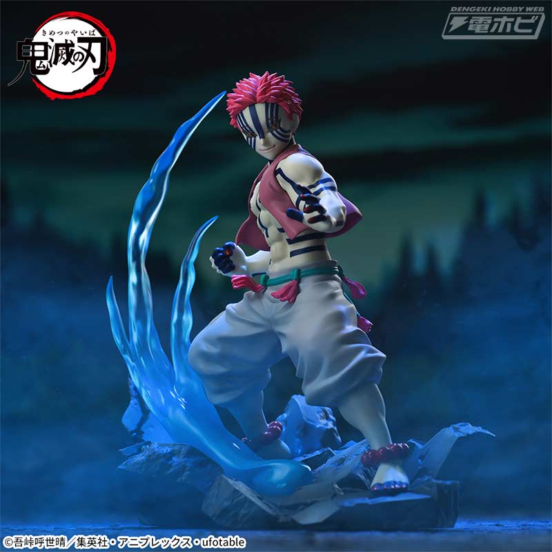 アニメ「鬼滅の刃」より炎柱「煉獄杏寿郎」と上弦の参「猗窩座」の