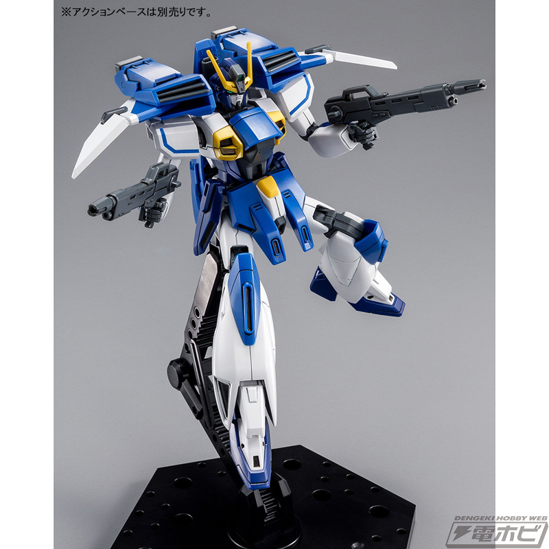 ガンダムエアマスターから大幅改良されたバックパックも再現！『機動新