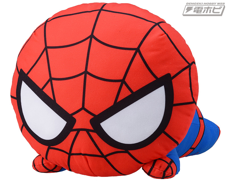 スパイダーマン」がキュートなデフォルメデザインの大きな立体
