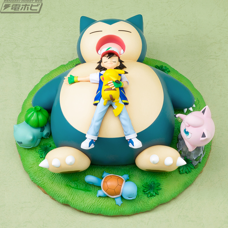 幸せそうに眠っているサトシやピカチュウたちの姿に癒やされる