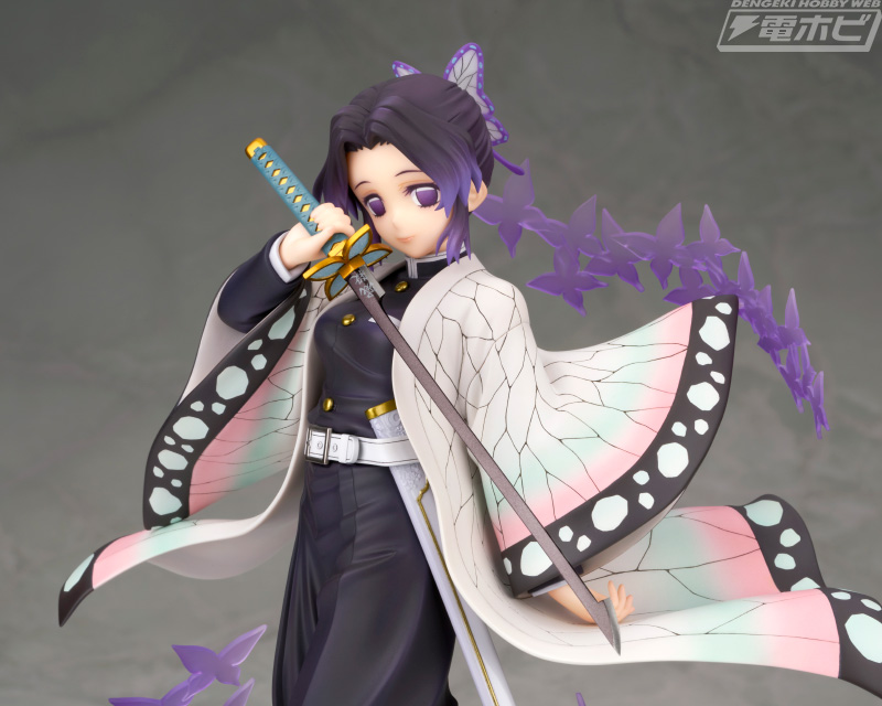 鬼滅の刃』儚げな胡蝶しのぶのフィギュアがアルターから登場！日輪刀や