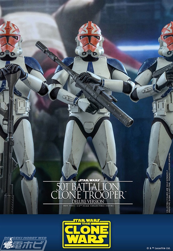 スター・ウォーズ：クローン・ウォーズ』第501大隊のクローン