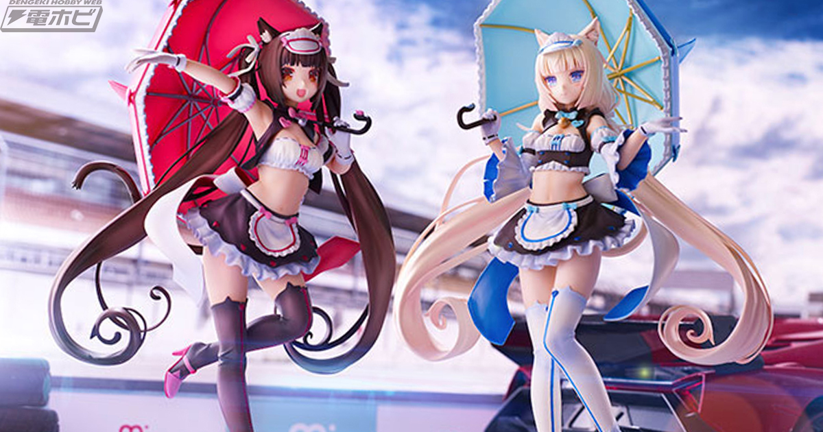 ネコぱら』ショコラ＆バニラがセクシー＆キュートなレースクイーン衣装