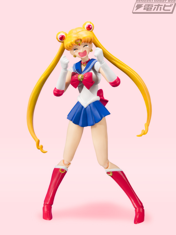 セーラー5戦士がアニメイメージのカラーリングで蘇る！可動フィギュア