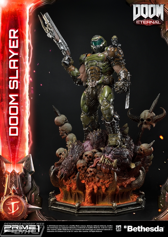 全高約110センチの超ド迫力！『ドゥーム エターナル』ドゥーム