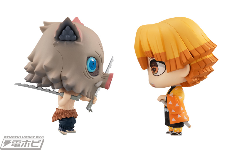 鬼滅の刃』主人公・炭治郎の同期である善逸と伊之助がセットになって