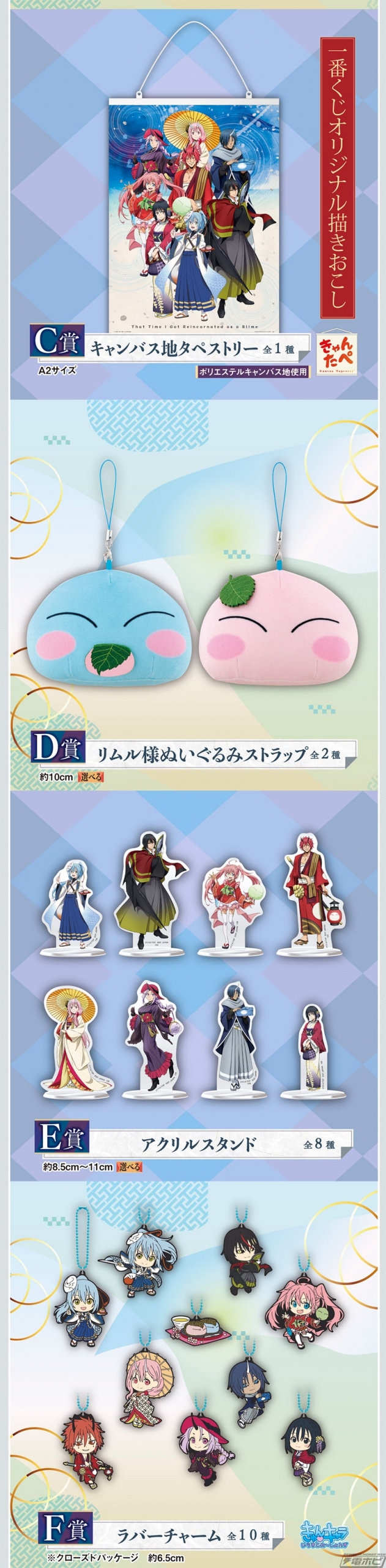 ラストワン賞は特別カラーの着物姿のリムルフィギュア！「一番くじ