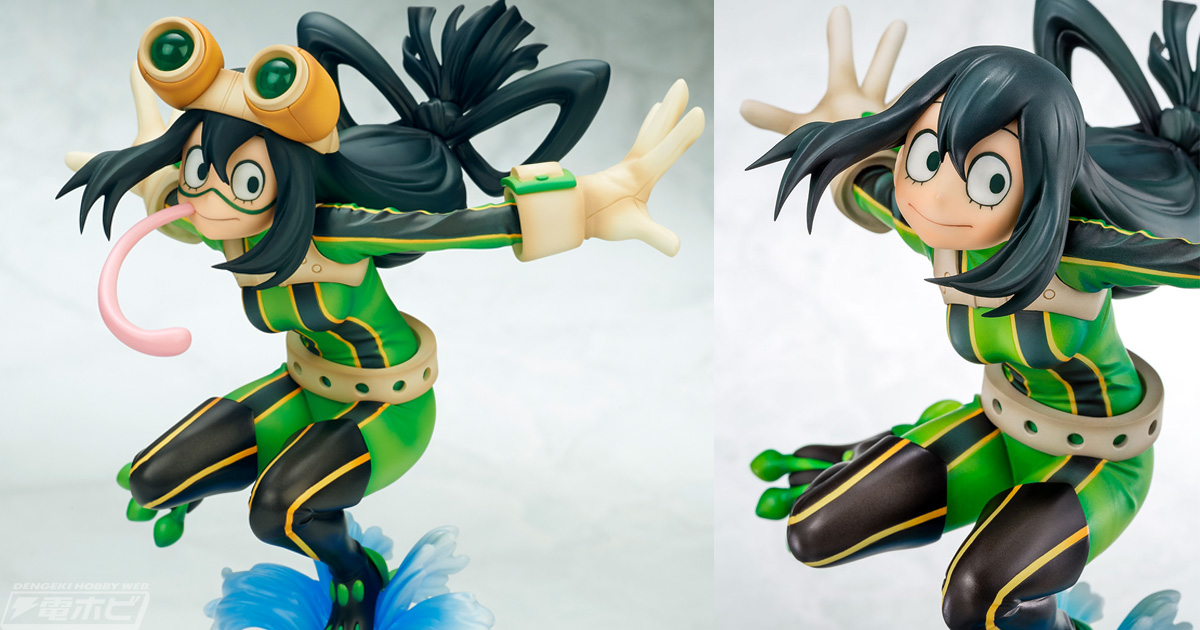 水中から勢いよく飛び出す姿を表現！『僕のヒーローアカデミア