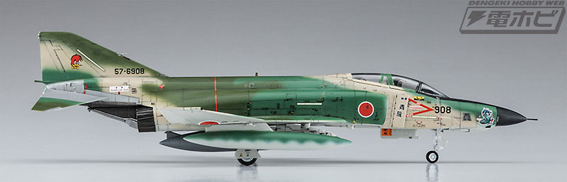 空自501SQの「RF-4E ファントム II」より、五獣が描かれたスペシャル