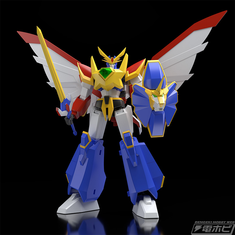 絶対無敵ライジンオー』ライジンオーとバクリュウオーのプラモデルが