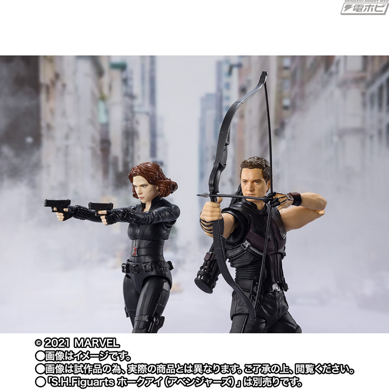 アベンジャーズ』ホークアイとブラック・ウィドウがS.H.Figuartsとなっ