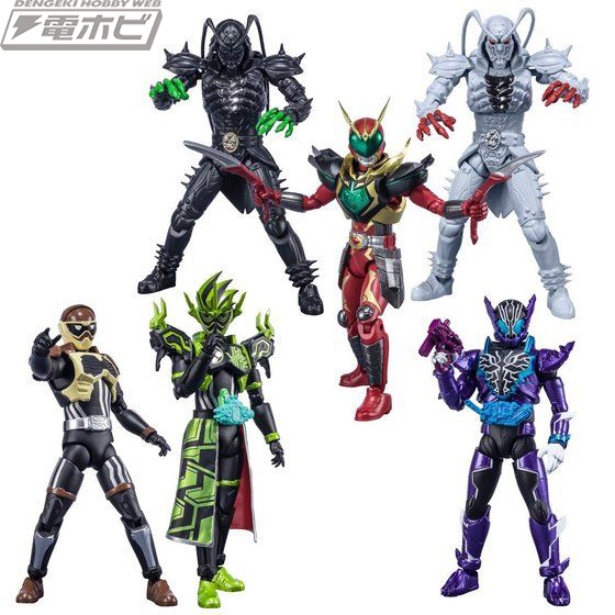 食玩アクションフィギュア「SHODO-O 仮面ライダー7」10個入りセットが