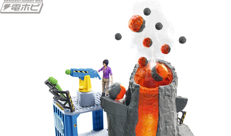 恐竜たちが潜む危険な大火山で遊ぼう！シュライヒ「恐竜」シリーズから