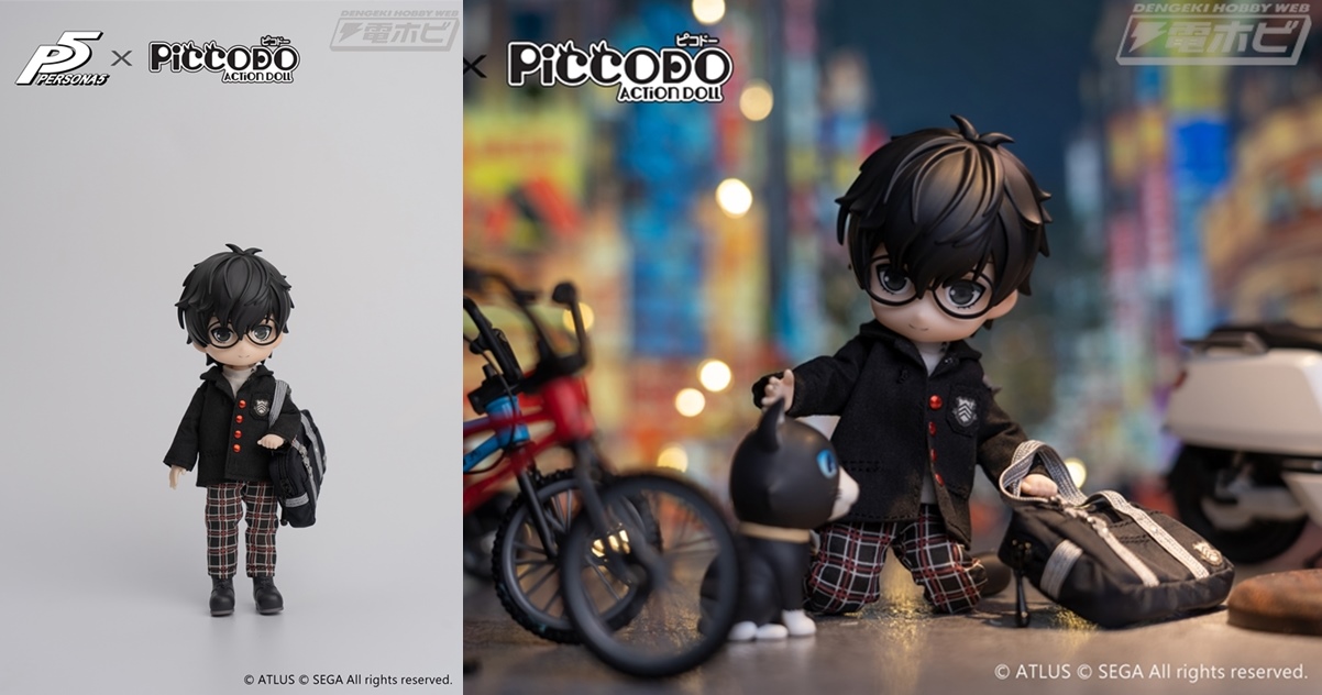 ペルソナ5』制服姿の主人公がモルガナとともにデフォルメドールで登場