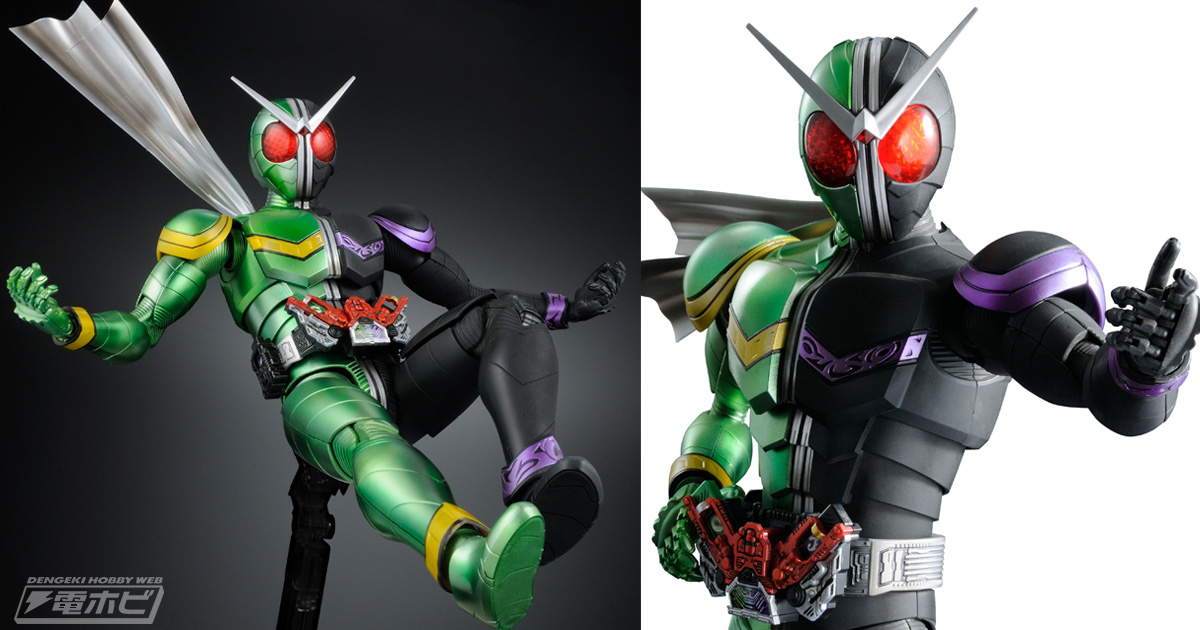 仮面ライダーW』サイクロンジョーカーがハイクオリティ彩色済み