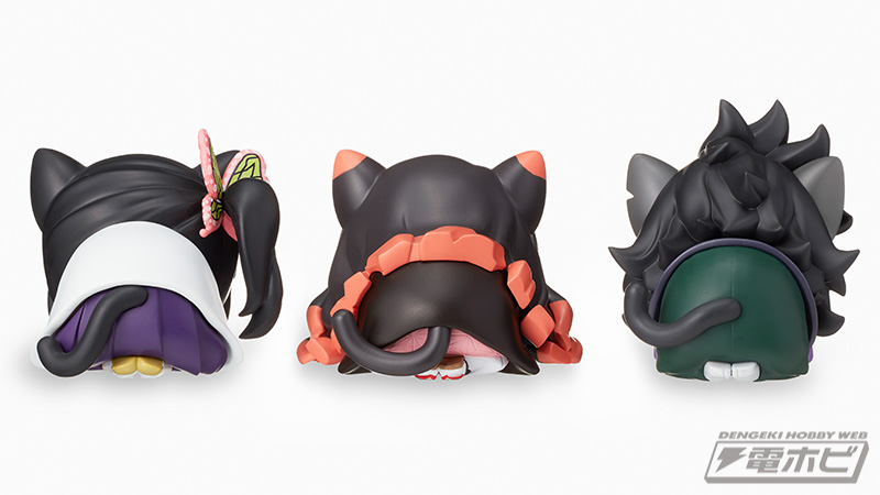 鬼滅の刃』猫になったキャラが可愛くお昼寝♪大人気のマスコット