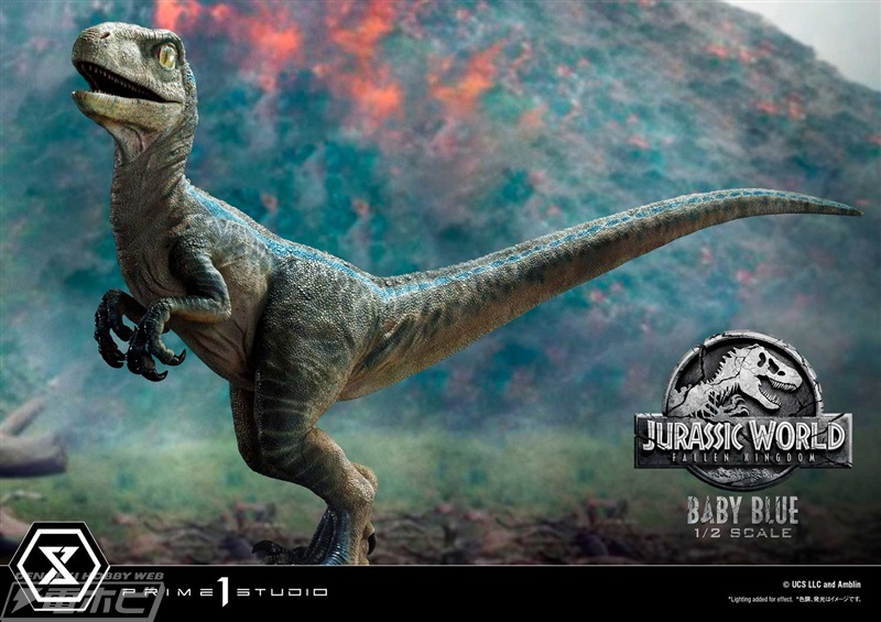 ジュラシック・ワールド』幼く愛らしいベビーブルーが1/2サイズで