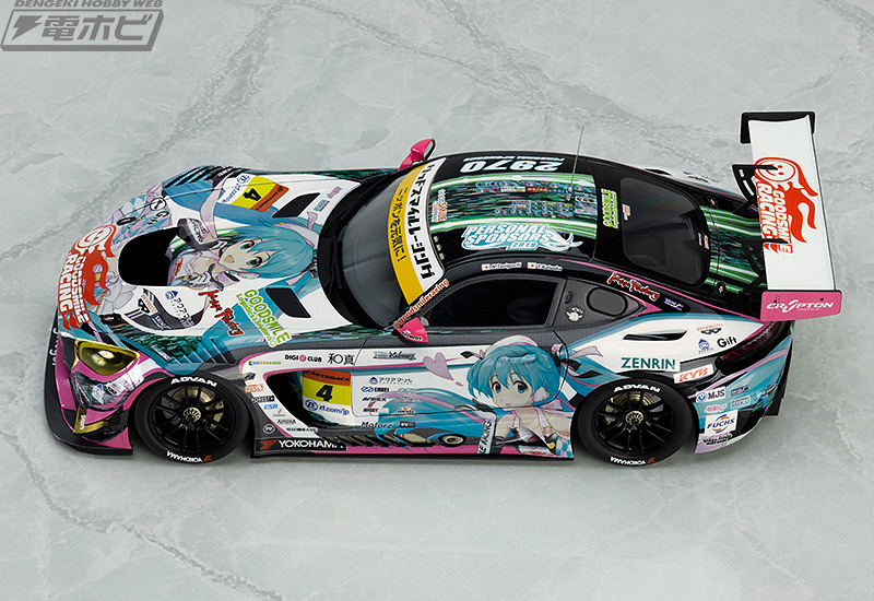 GSR2019年参戦車両をデカールで再現！「初音ミク AMG 2019 SUPER GT