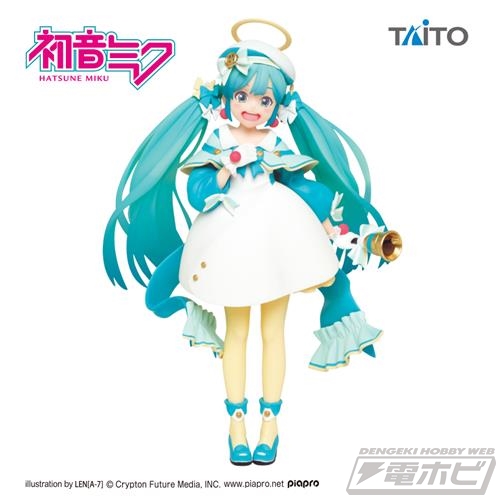 初音ミク』冬をイメージしたフィギュア「2nd season Winter ver.」が