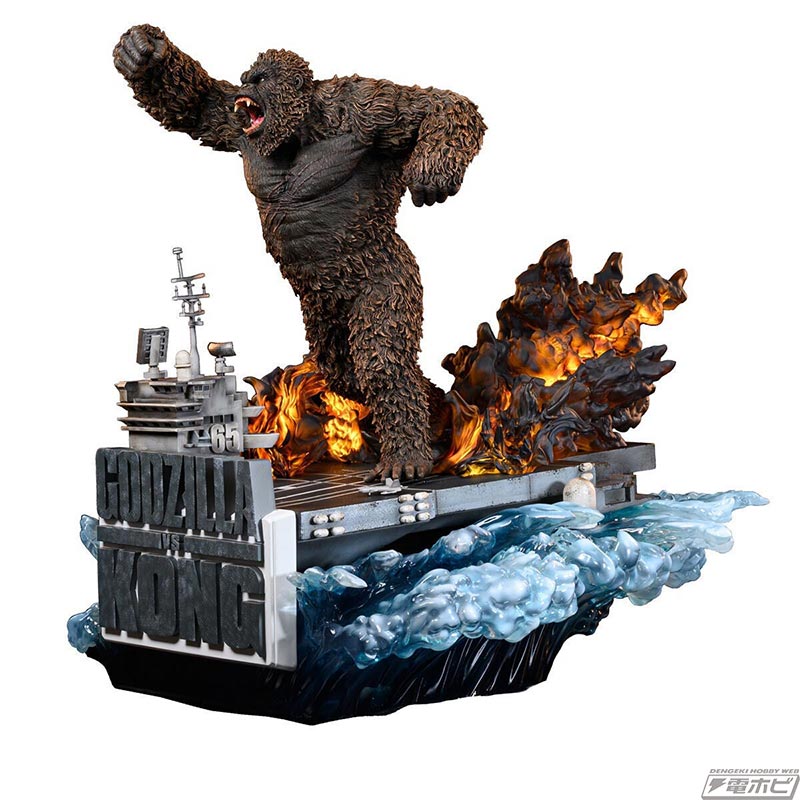 GODZILLA vs. KONG』ゴジラ〔2021〕とコング〔2021〕の2大怪獣が全高約