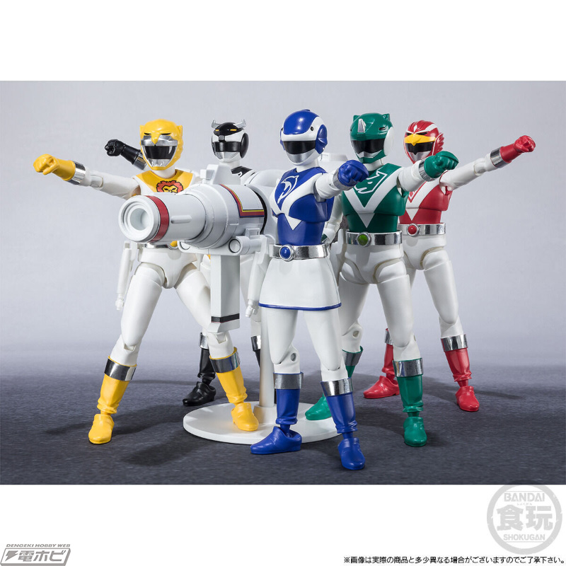 昭和最後のスーパー戦隊『超獣戦隊ライブマン』より、5人の戦士が