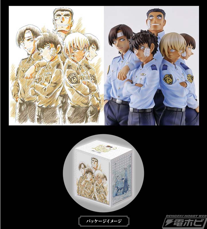 名探偵コナン』原作イラストをもとに警察学校同期の五人組を立体化した