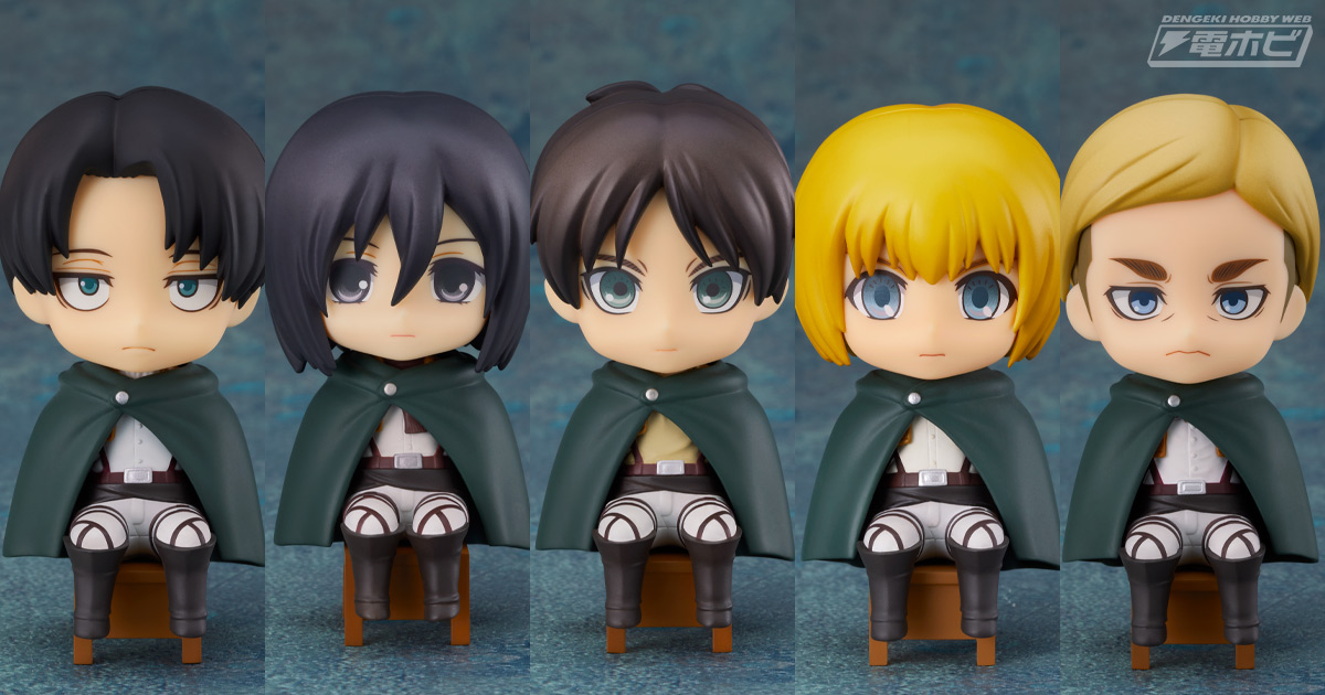 進撃の巨人』エレン、ミカサ、アルミン、リヴァイ、エルヴィンが