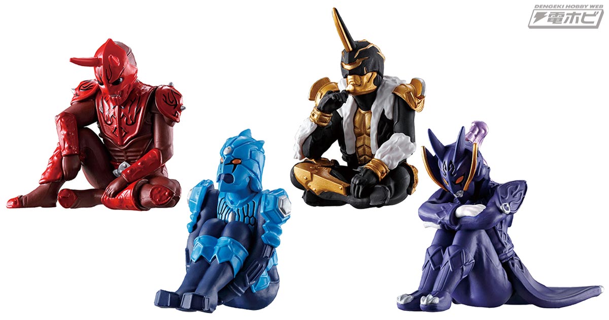 仮面ライダー電王』のイマジンたちが「まちぼうけ」フィギュアに