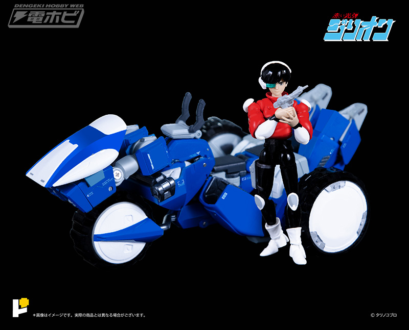 赤い光弾ジリオン』から可動完成品モデル「POSE+メタル」シリーズにて