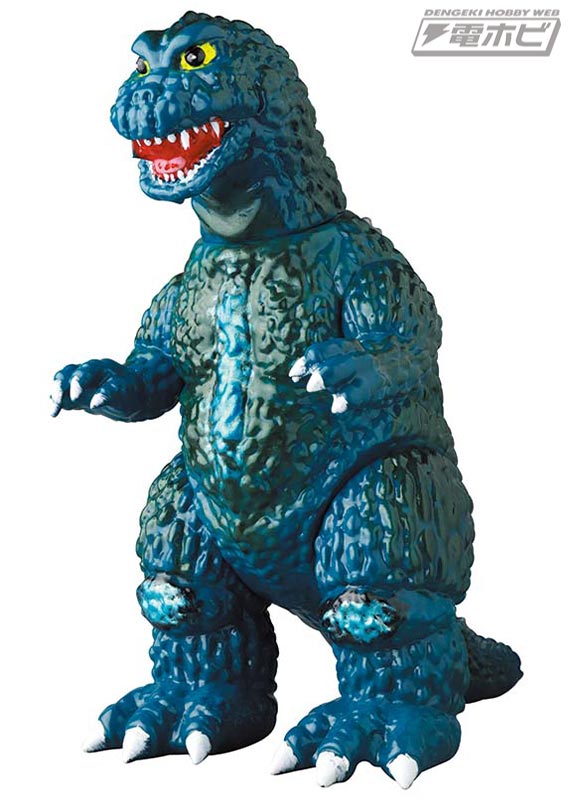 安楽安作氏によるゴジラとモスラの幼虫のソフビモデルセットに3期