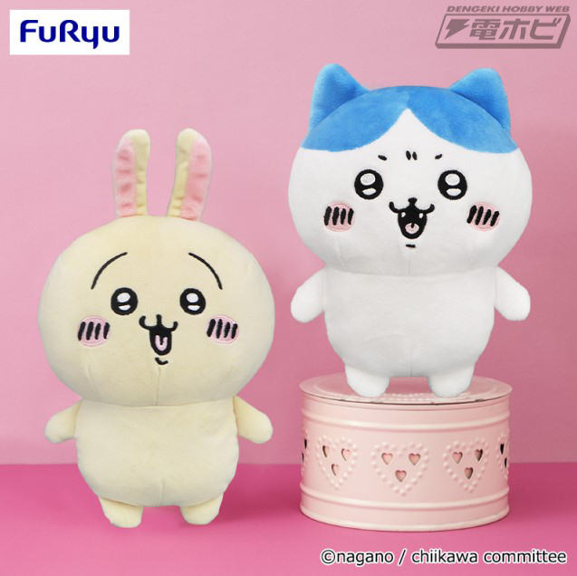 ちいかわ』ハチワレとうさぎの「ボイス付きぬいぐるみ」＆マイクを持っ