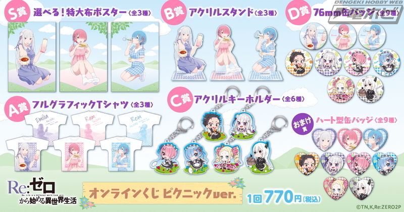 エミリア、ラム、レムたちがピクニック！『Re:ゼロから始める異世界