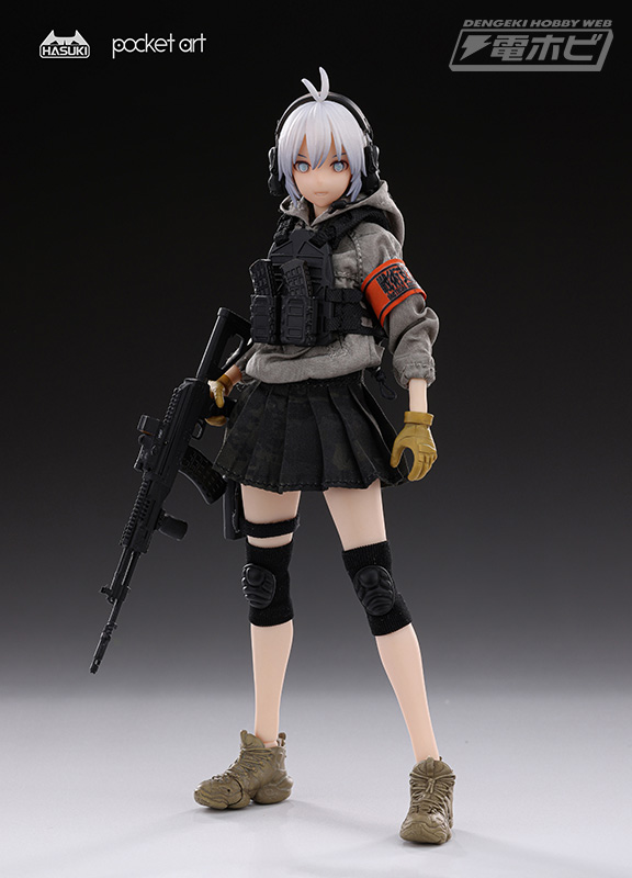 本格武装のミリタリー美少女がアクションフィギュア化！HASUKIの
