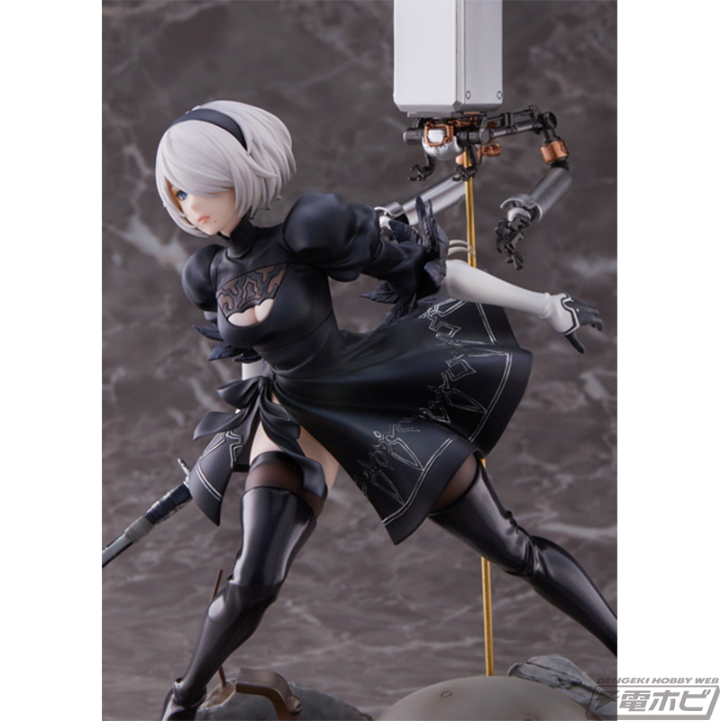 ニーア オートマタ』2Bが描き下ろしイラストをもとにフィギュア化