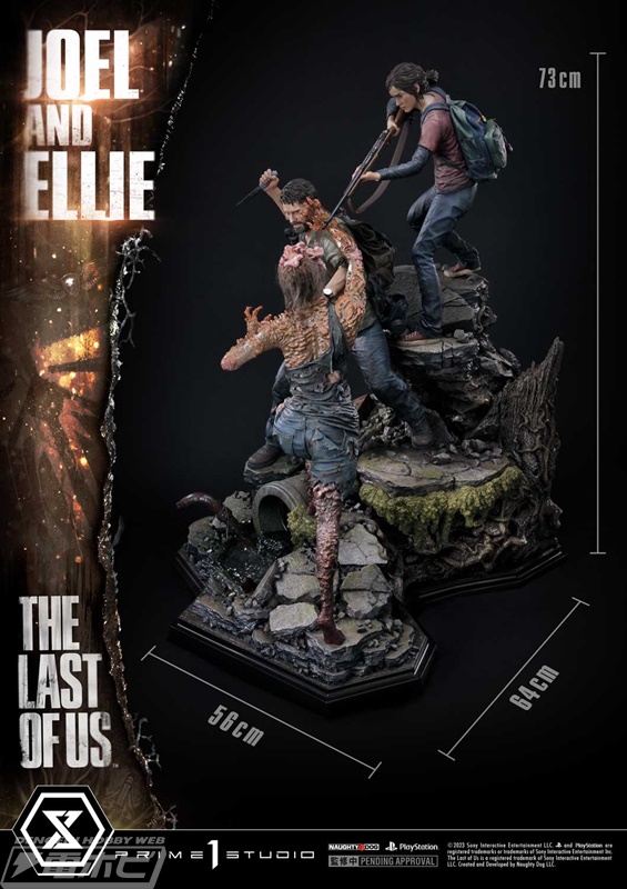 The Last of Us』ジョエルとエリーの臨場感あふれるシーンをスタチュー