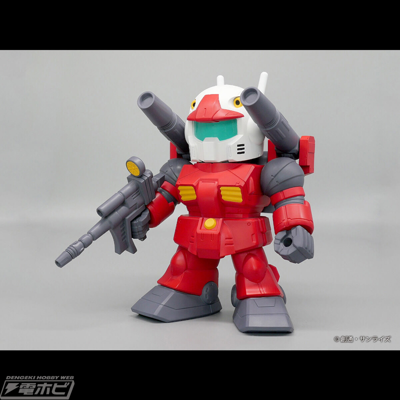 機動戦士ガンダム』SDのガンキャノンがビッグサイズのソフビフィギュア