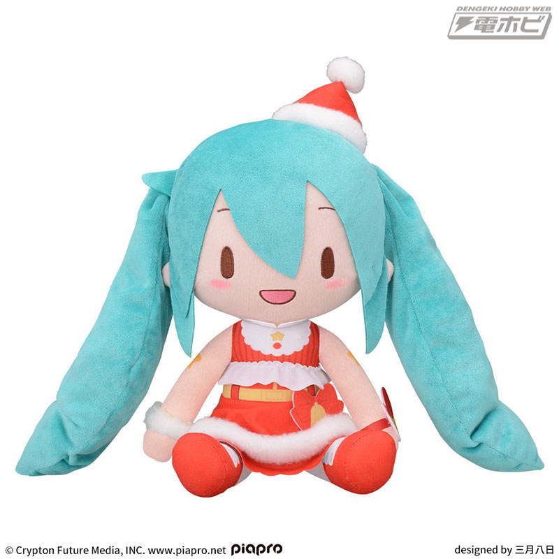初音ミク」が2023年もクリスマスをお祝い♪2種のぬいぐるみと