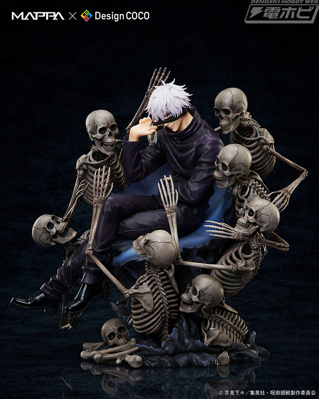 呪術廻戦』POP UP STOREで展示されている五条悟等身大フィギュアが1/7