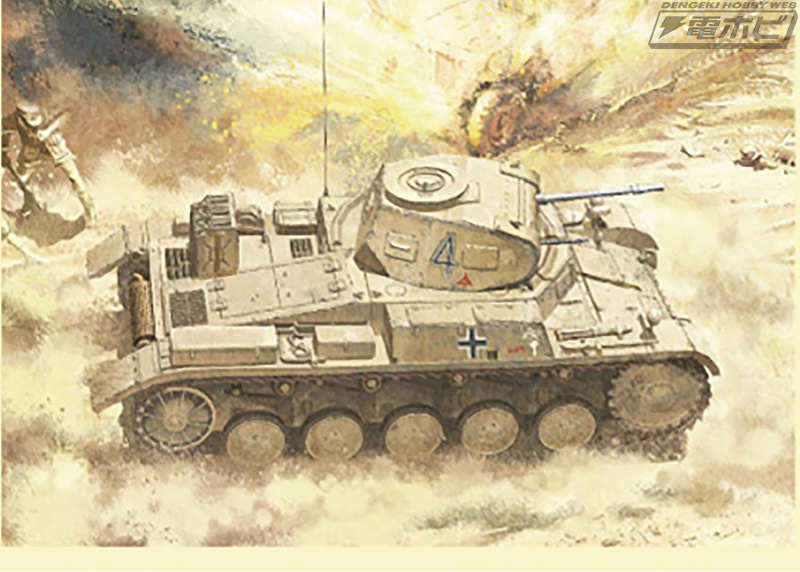 ドイツII号戦車のA型、B型、C型がそれぞれ1/35スケールキットとなって