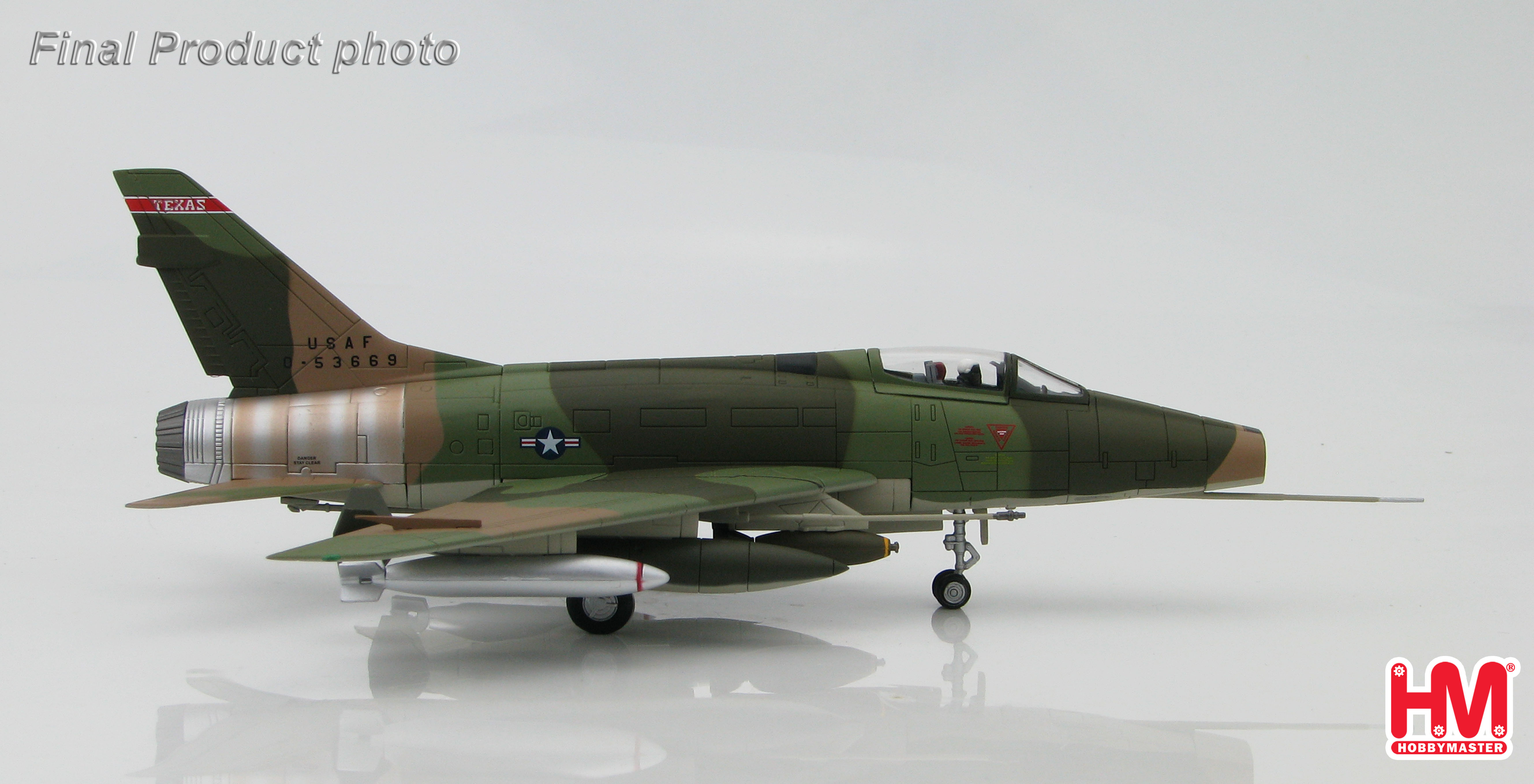 F-100D Super Sabre 0-53669, 182nd TFS, Texas ANG