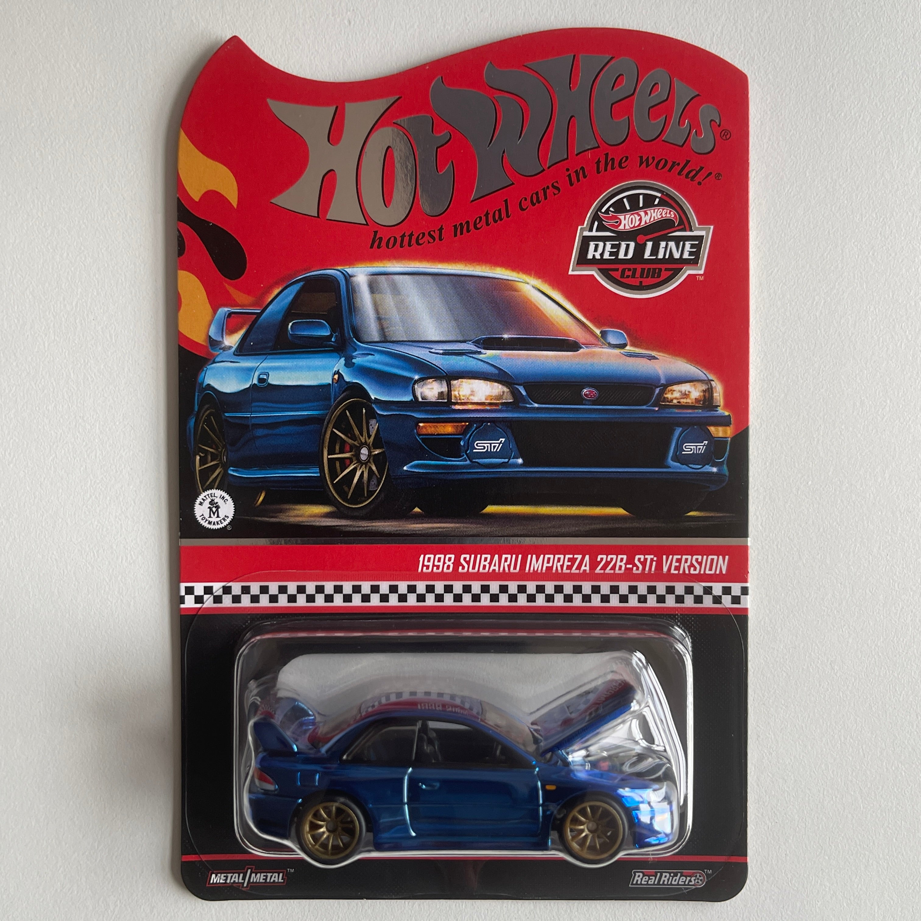 Hot Wheels Collectors 2025 RLC Exclusive 1998 Subaru Impreza 22B