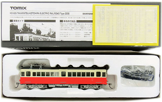公式]鉄道模型(HO-605高松琴平電気鉄道 3000形 (標準色))商品詳細